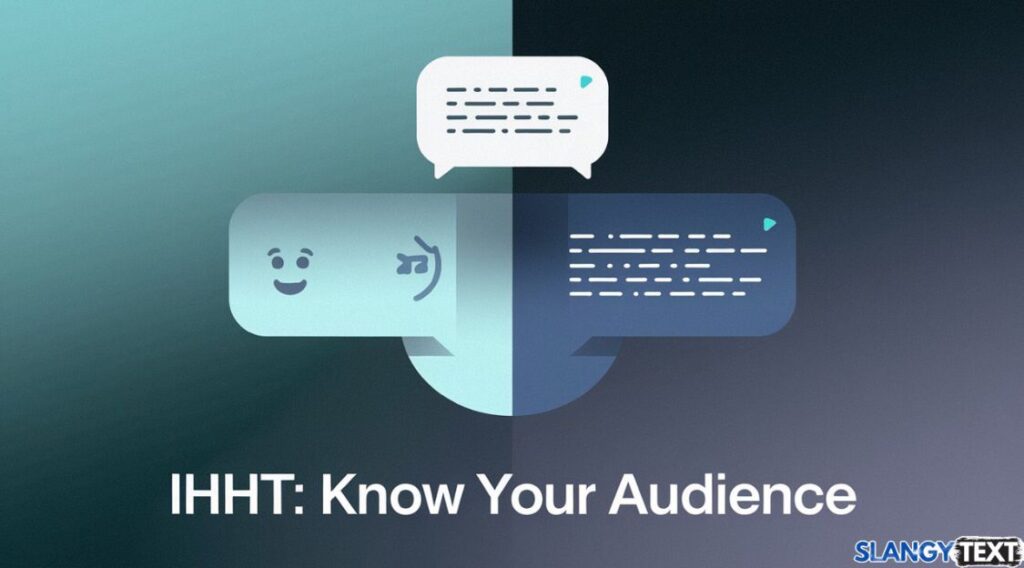 Audience Appropriateness and IHHT