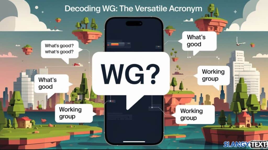 WG mean in texting