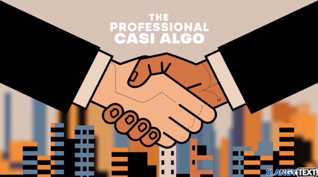 Casi Algo in Professional Settings