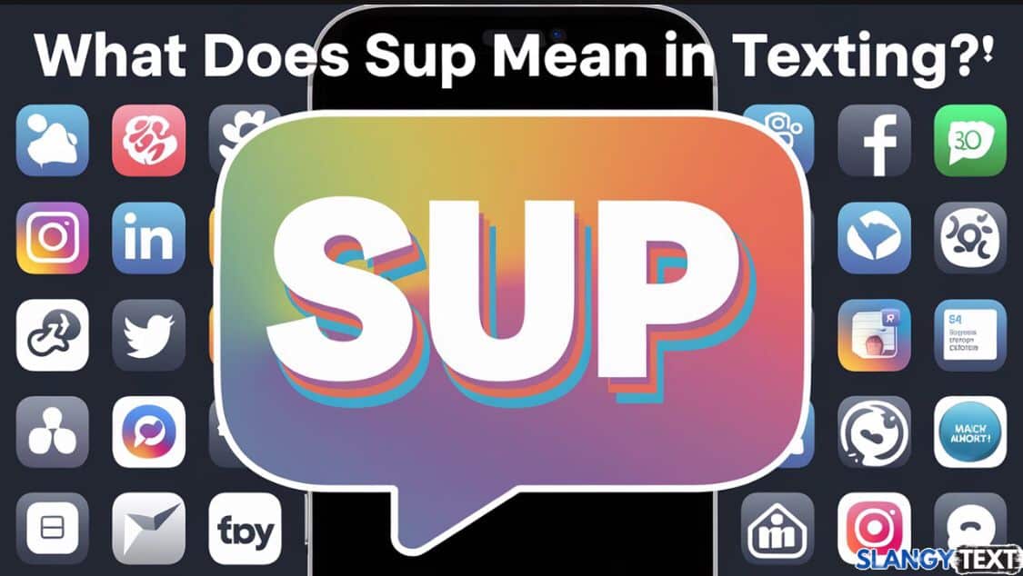 What Does SUP Mean In Texting? - Slangy Text