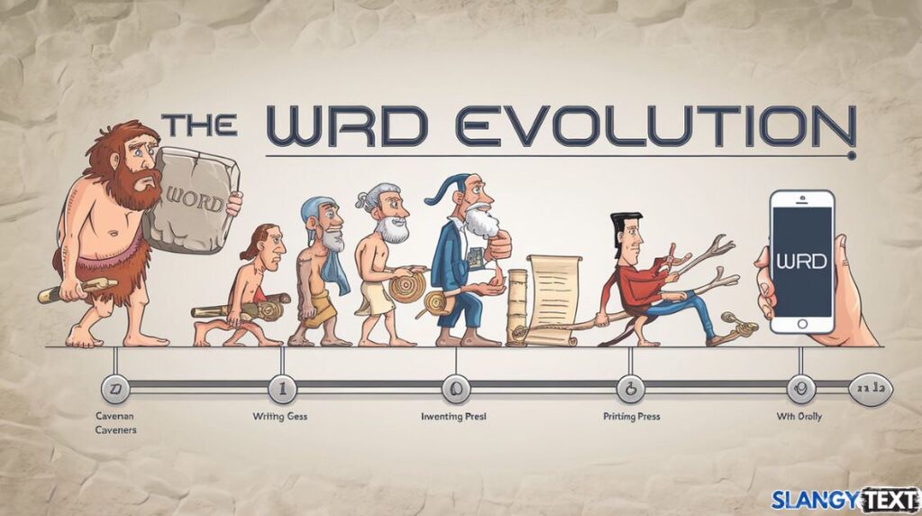 The Evolution of WRD in Text Language