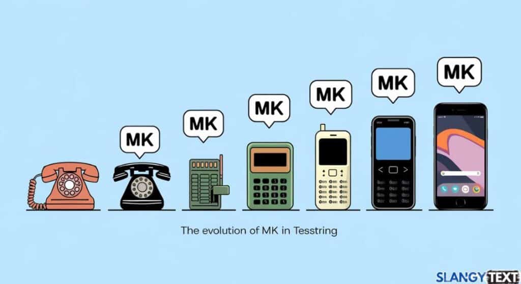 The Origin of MK in Texting