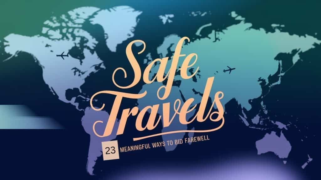 23 Other Ways To Say Safe Travels (With Examples)