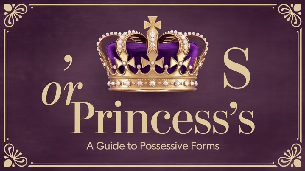 Understanding “Princess’ Or Princess’s